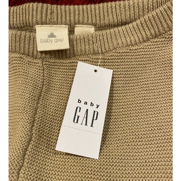 Baby Gap Tan Sweater Pants - 100% Cotton - 18-24 mos. - NWT - Picture 5 of 7